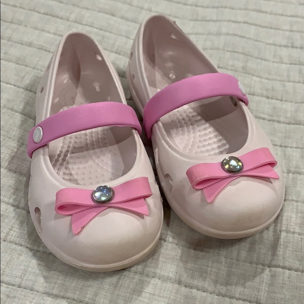Girls crocs size 9